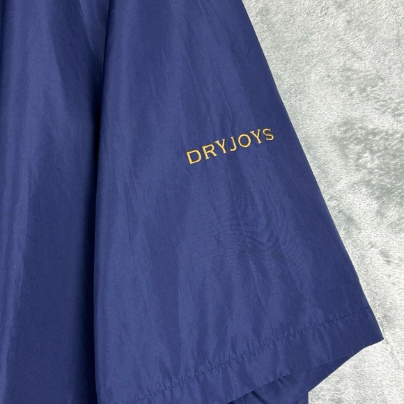 FootJoy DryJoys Jacket Men XL Blue Golf Pullover 1/2 Zip Windbreaker Performance - Picture 9 of 16